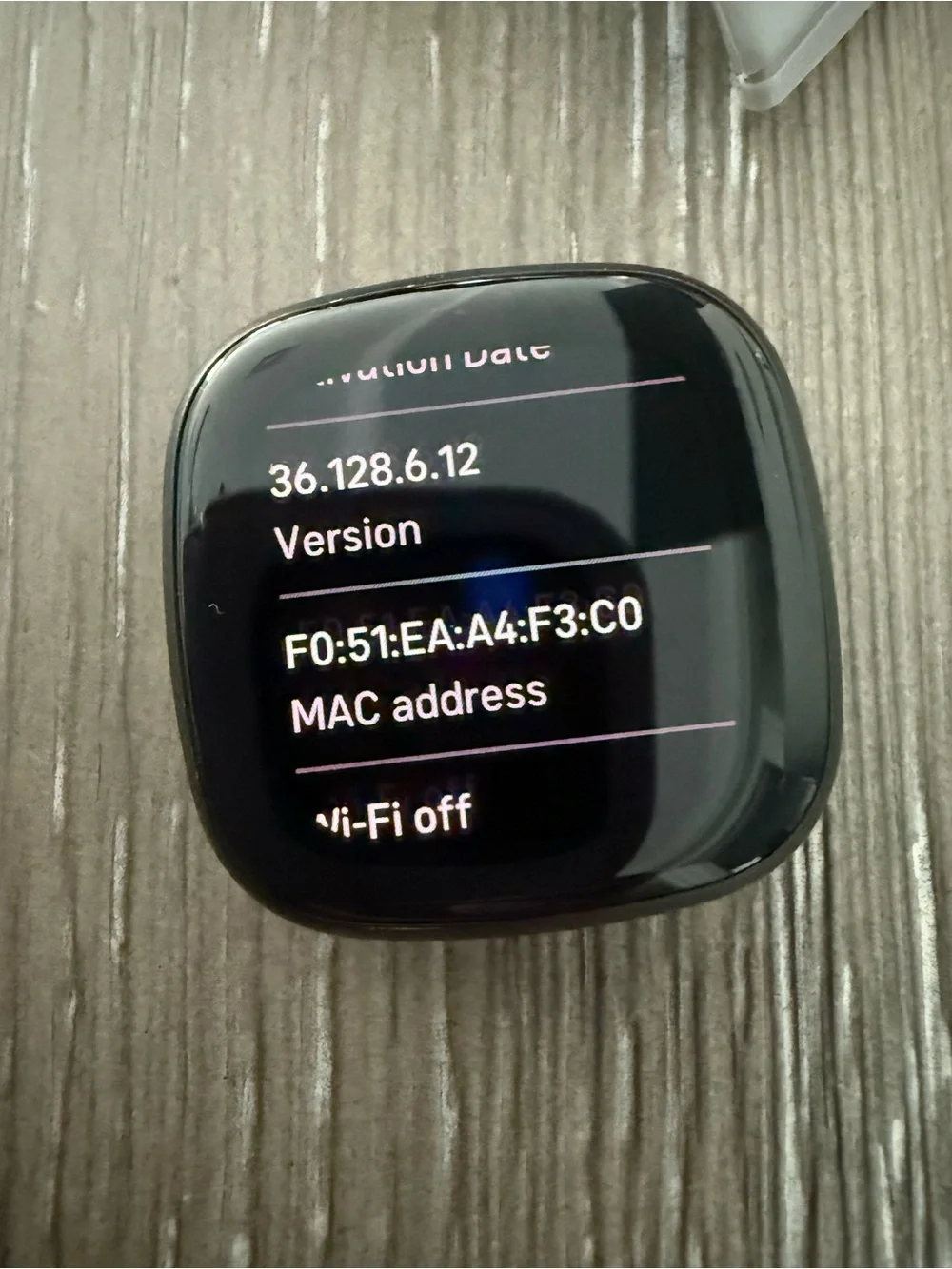 Fitbit Versa3 With Grey Band
